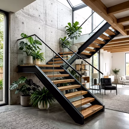 Interior Designs. Contemporary L-Shaped Staircase For Homes, modern L-shaped staircase, contemporary staircase design, L-shaped staircase design, modern staircase for homes, residential staircase design, luxury staircase design, custom L-shaped staircase, bespoke staircase for home, stylish staircase ideas, space-saving staircase, modern indoor staircase, elegant home staircase, staircase installation services, custom staircase installation, modern staircase railing, wooden L-shaped staircase, glass staircase design, metal staircase design, floating staircase design, staircase renovation, home interior staircase, luxury home interiors, modern house staircase, staircase contractors Kenya, staircase installation Kenya, staircase design Kenya, interior designers Kenya, Nairobi staircase design, Nairobi staircase installation, L-shaped staircase Nairobi, modern staircase Nairobi, custom staircase Nairobi, home interior design Nairobi, luxury interior design Nairobi, staircase contractors Nairobi, Westlands staircase design, Kilimani staircase design, Karen staircase design, Runda staircase design, Lavington staircase design, Kileleshwa staircase design, Muthaiga staircase design, Parklands staircase design, Kasarani staircase design, Roysambu staircase design, Kiambu staircase design, Thika staircase design, Machakos staircase design, Mombasa staircase design, Kenya staircase design, Kenya interior design, residential staircase Kenya, modern home interiors Kenya, bespoke staircase Kenya, custom interior solutions Kenya, Mercie Interiors Nairobi, Mercie Interiors Kenya.