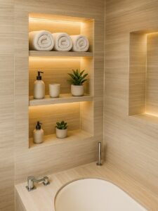 Interior Designers. Bathroom wall niches with LED lighting, modern bathroom wall niche designs, illuminated shower niches, custom bathroom recessed shelves, LED shower niche installation, luxury bathroom wall niches Kenya, bathroom storage niche designs, built-in shower shelves, recessed bathroom shelving, waterproof bathroom wall niches, bathroom niche with warm LED lights, bathroom niche with cool white lighting, contemporary shower wall niches, minimalist bathroom niche designs, luxury shower niche ideas, bathroom wall storage solutions, custom tiled shower niches, modern bathroom renovation Kenya, bathroom interior design Kenya, LED bathroom niche installation Nairobi, bathroom wall niche contractors Nairobi, custom bathroom niches Nairobi, shower niche installation Nairobi, bathroom tiling services Nairobi, bathroom remodeling services Kenya, bathroom lighting installation Kenya, waterproof LED lighting for bathrooms, bathroom niche waterproofing services, bathroom wall recess installation, recessed shower storage shelves, bathroom niche tile installation, porcelain tile shower niches, ceramic tile bathroom niches, marble shower wall niches, quartz bathroom niche shelves, granite shower niches, stone-look bathroom niches, large bathroom wall niches, small bathroom niche ideas, double shower niches, horizontal shower niches, vertical bathroom niches, corner bathroom storage niches, bathroom niches for master bathrooms, ensuite bathroom niche designs, guest bathroom wall niches, hotel bathroom niche designs, luxury hotel shower niches Kenya, spa-inspired bathroom designs, modern walk-in shower niches, bathroom niche with glass shelves, bathroom niche with stone backing, bathroom niche with mosaic tiles, bathroom niche with contrasting tiles, black bathroom niche designs, white bathroom wall niches, grey bathroom niche designs, beige bathroom niche designs, gold-accent bathroom niches, wood-look bathroom niche designs, LED strip lighting for shower niches, recessed LED bathroom lighting, waterproof LED strip installation, bathroom niche lighting ideas, ambient shower lighting, warm white shower niche lighting, energy-efficient bathroom LED lights, concealed LED niche lighting, bathroom accent lighting installation, bathroom lighting design Kenya, modern shower wall design, luxury bathroom wall design, contemporary bathroom renovation, custom bathroom storage design, built-in shampoo and soap shelves, shower gel storage niche, bathroom toiletries storage, elegant bathroom shelving ideas, functional bathroom niche designs, space-saving bathroom storage solutions, compact bathroom niche installation, small bathroom renovation Kenya, luxury bathroom fittings Kenya, bathroom finishing services Nairobi, bathroom construction and renovation Kenya, bathroom design and installation Nairobi, interior designers for bathrooms Kenya, residential bathroom interior design, commercial bathroom interior design, apartment bathroom renovation Nairobi, hotel bathroom renovation Kenya, bathroom upgrades for modern homes, bathroom wall tile installation Kenya, shower enclosure and niche design, walk-in shower installation Nairobi, bathroom waterproofing contractors Kenya, bathroom plumbing and finishing services, custom shower niche fabrication, bathroom niche measurement and planning, bathroom niche design consultation, bathroom wall feature designs, modern home bathroom upgrades, premium bathroom finishes Kenya, bathroom accessories installation, bathroom shelf lighting ideas, LED-lit bathroom storage shelves, bathroom niche with hidden lighting, recessed LED shower shelf, luxury ensuite bathroom ideas Kenya, Nairobi bathroom interior designers, Westlands bathroom renovation, Kilimani bathroom design services, Lavington bathroom renovation, Karen bathroom interior design, Runda luxury bathroom designs, Kileleshwa bathroom renovation, Parklands bathroom finishing, Kiambu bathroom renovation services, Thika bathroom interior design, Mombasa bathroom renovation, Kisumu bathroom design services, Nakuru bathroom renovation, Eldoret bathroom finishing, Kenya-wide bathroom interior design services, Mercie Interiors bathroom design, Mercie Interiors Kenya, affordable bathroom wall niche installation Kenya, bespoke bathroom niche designs, modern bathroom finishing contractors, luxury bathroom renovation specialists Kenya